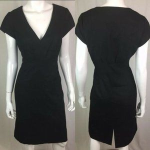 J Crew Chic Cap Sleeve Wool Career Dress - image 1